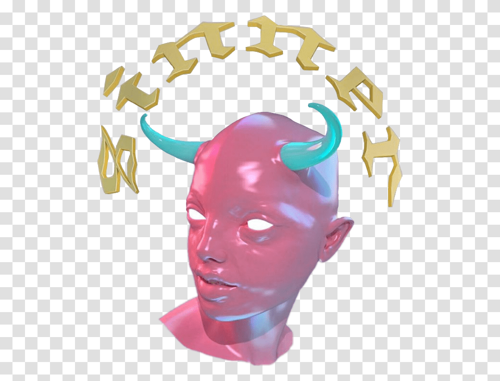 Sinner Vaporwave 3d Aesthetic, Head, Mannequin, Person, Human Transparent Png
