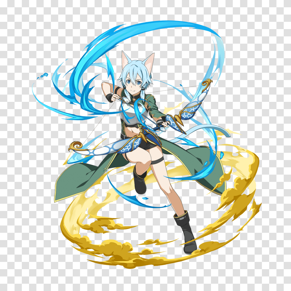 Sinon, Person, Human, Manga, Comics Transparent Png