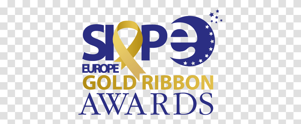 Siop Europe Gold Ribbon Awards Graphic Design, Text, Alphabet, Poster, Word Transparent Png