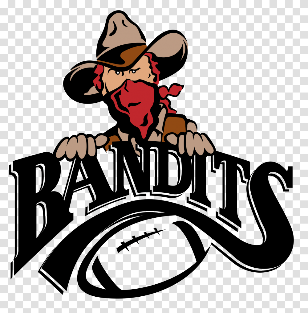 Sioux City Bandits Logo Clipart Sioux City Bandits Football, Person, Hand, People, Clothing Transparent Png