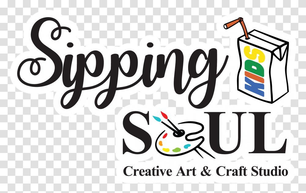 Sipping Soul Creative Art Studio, Label, Handwriting, Calligraphy Transparent Png