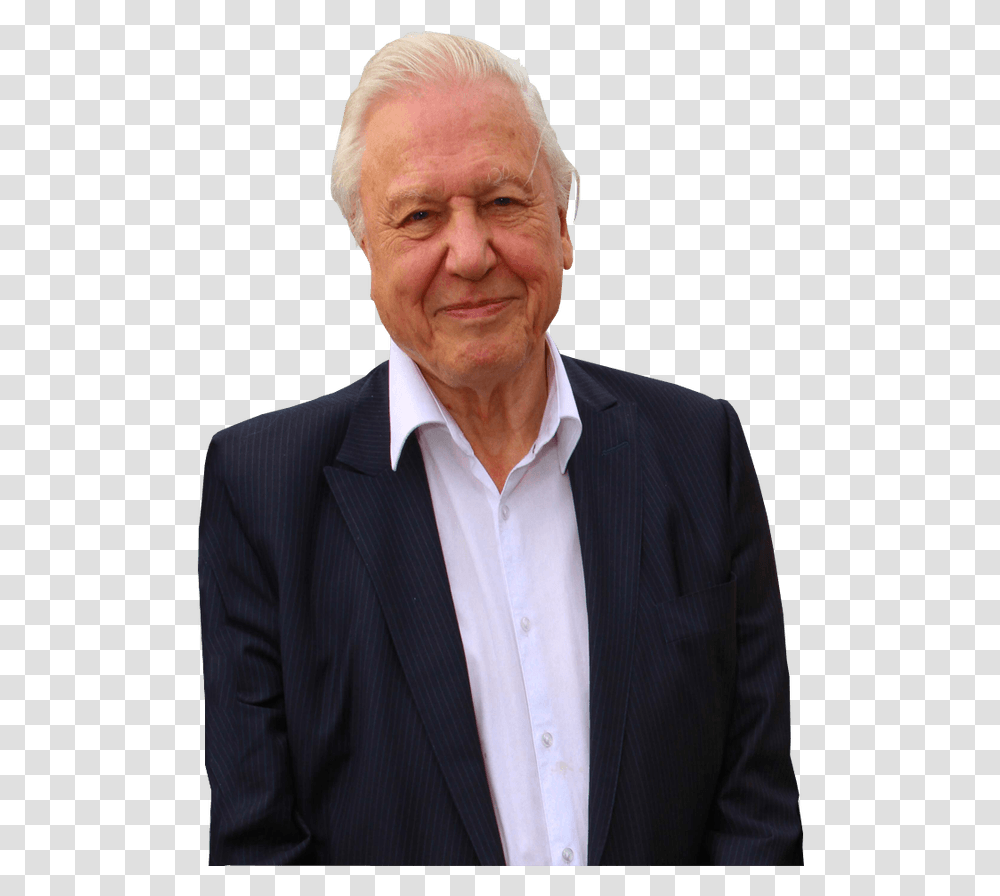 Sir David Attenborough Background David Attenborough Background, Person, Suit, Overcoat, Clothing Transparent Png