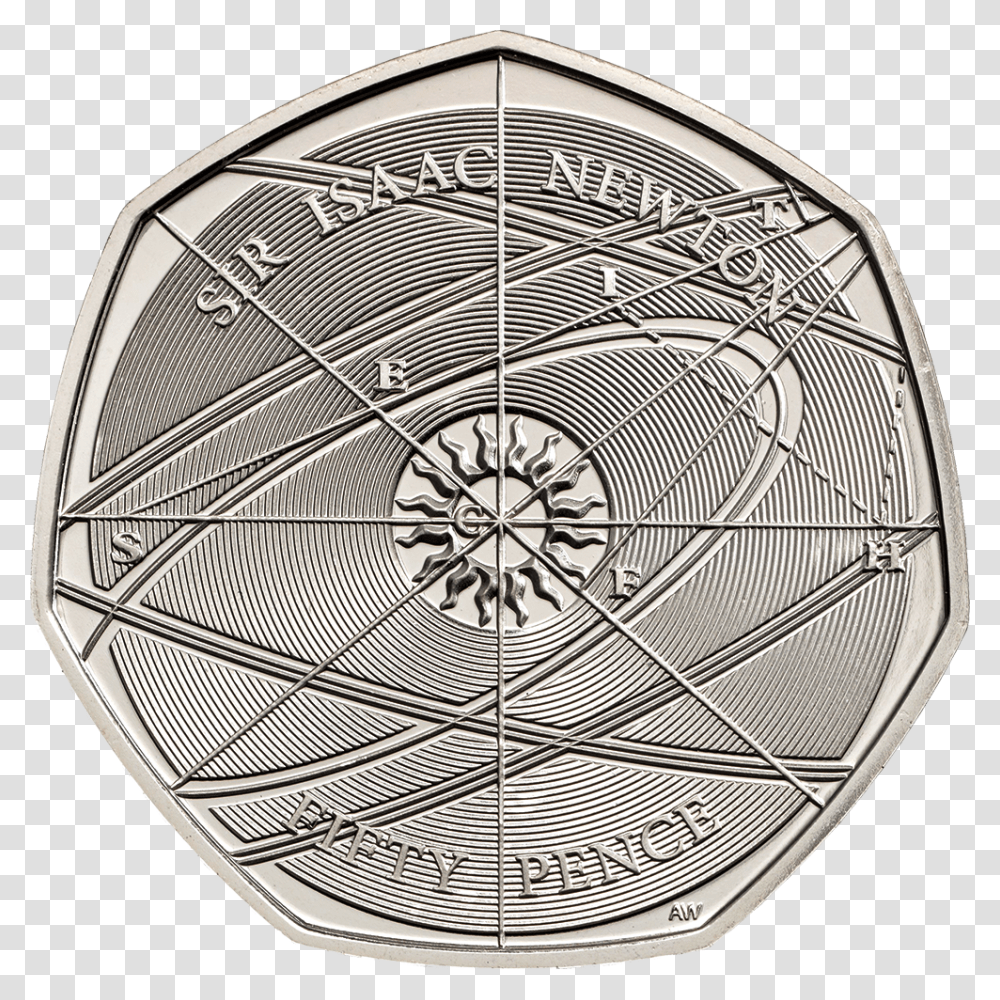 Sir Isaac Newton Royal Mint, Drawing, Doodle, Modern Art Transparent Png