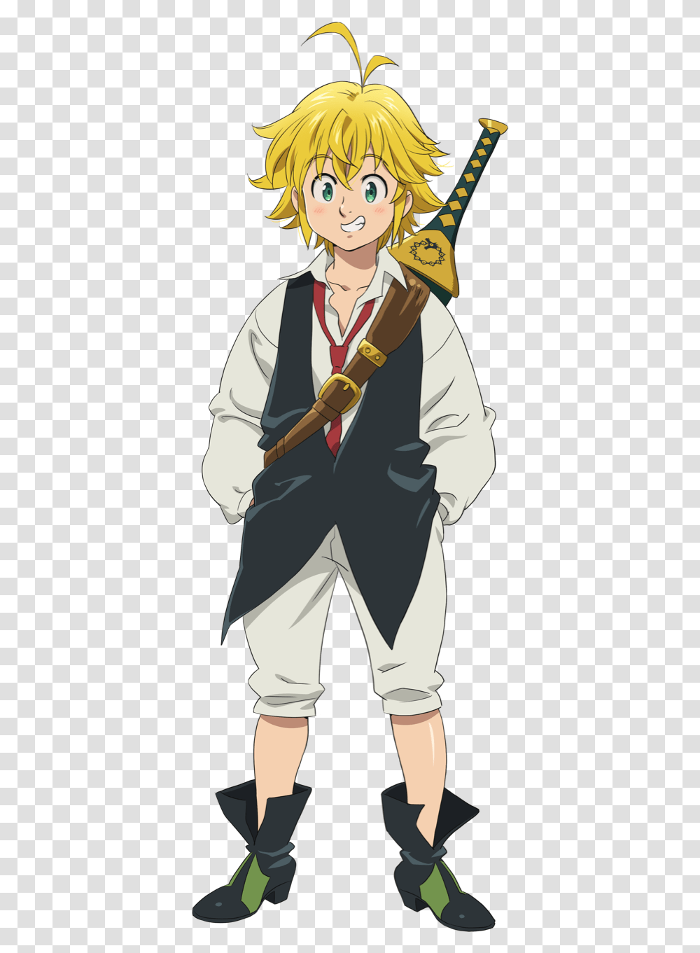 Sir Meliodas Wallpapers Wrath Anime 7 Deadly Sin, Person, Clothing, Long Sleeve, Performer Transparent Png