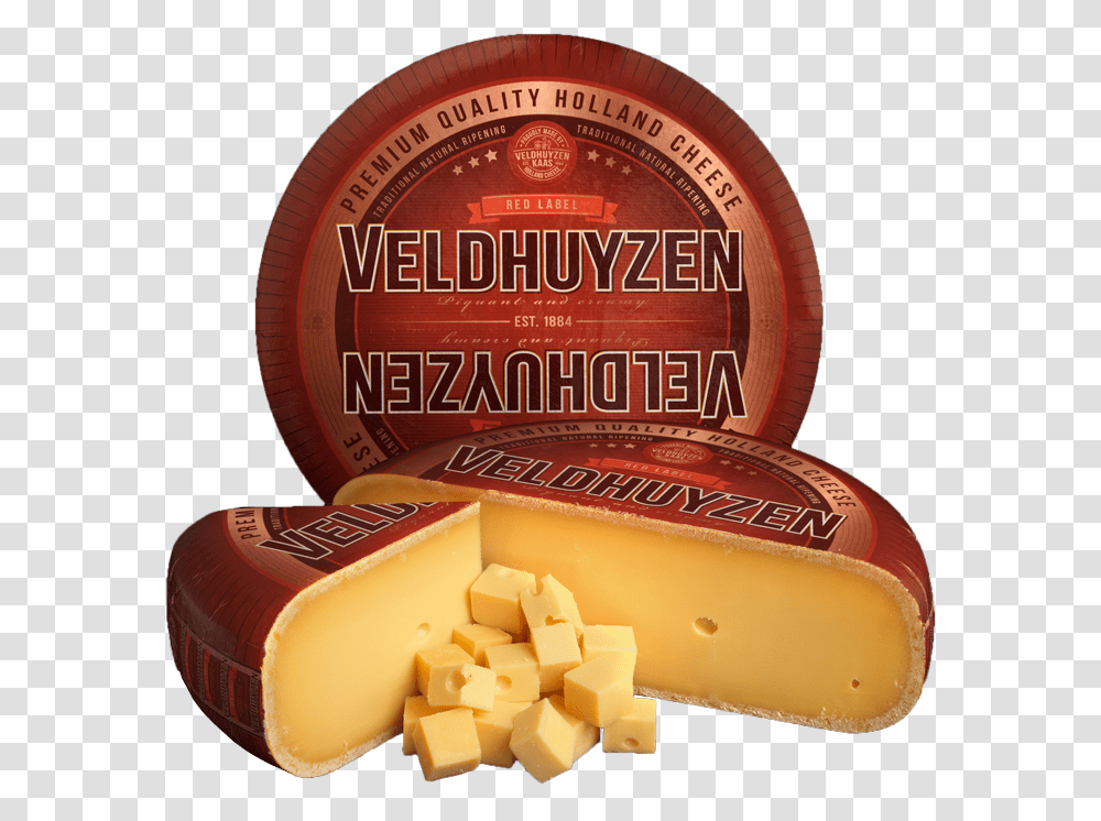 Sir Veldhuyzen Kaas Red Label, Food, Butter, Brie, Box Transparent Png