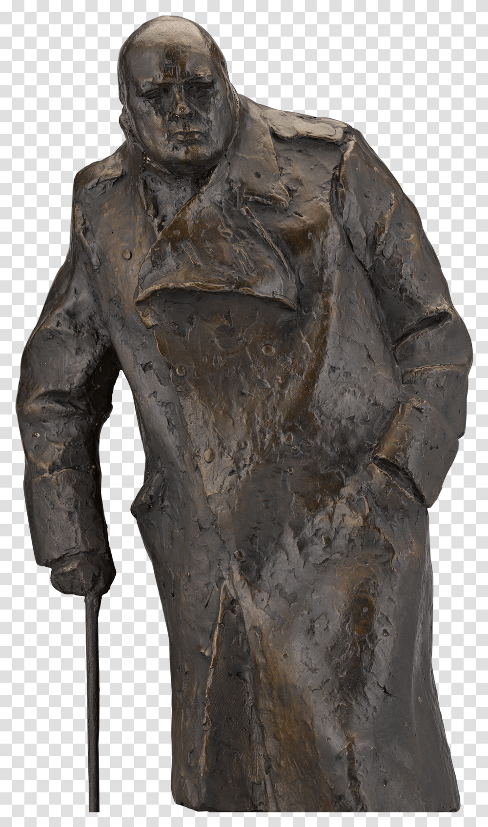 Sir Winston Churchill By Ivor Roberts Jones Statue Transparent Png