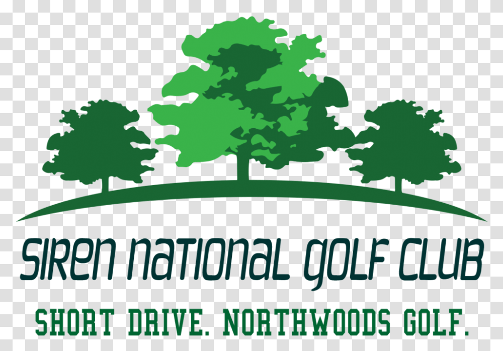 Siren National Golf Club Lawn Service Trees Clipart, Poster, Green, Vegetation, Plant Transparent Png