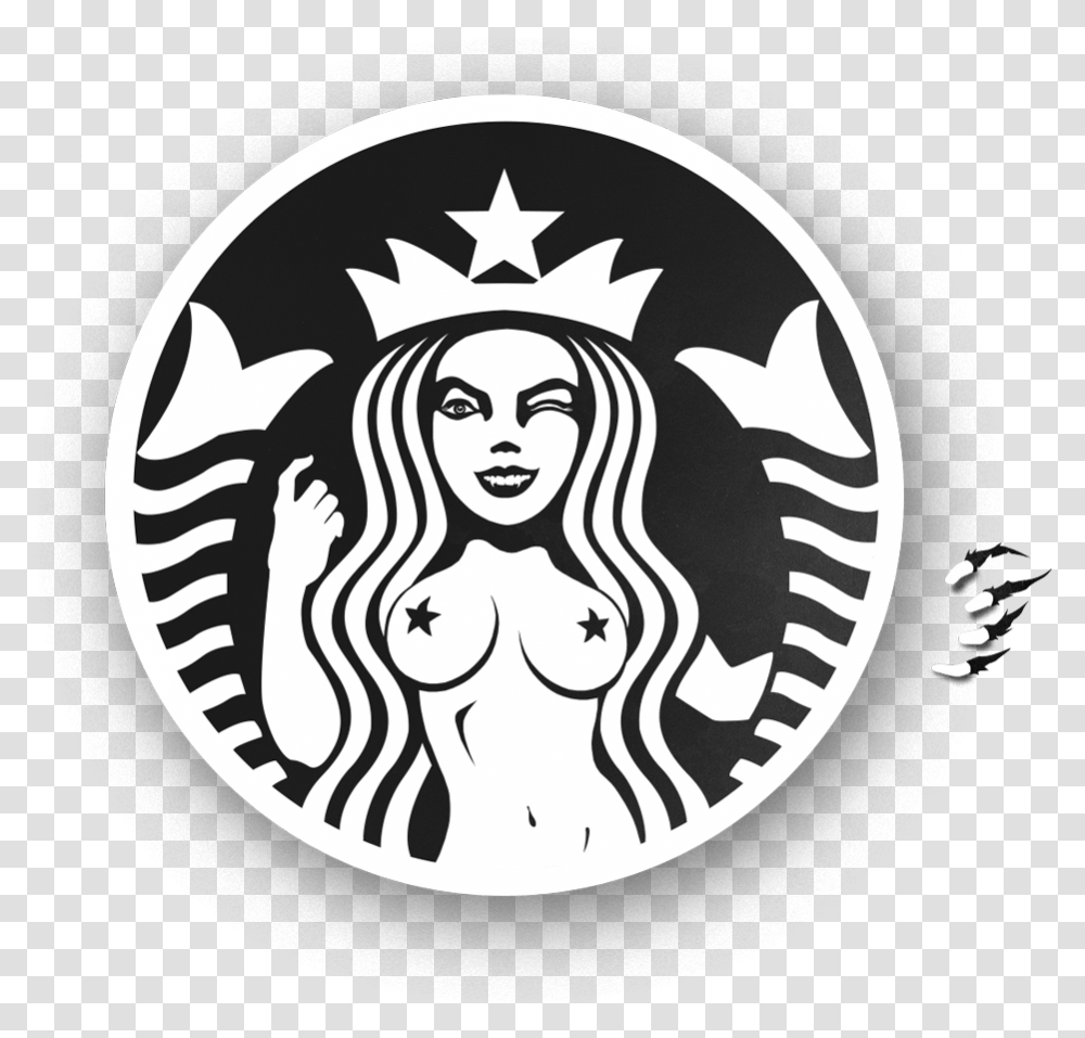Siren Scott Pokrant Design Starbucks New Logo 2011, Symbol, Trademark, Emblem, Rug Transparent Png