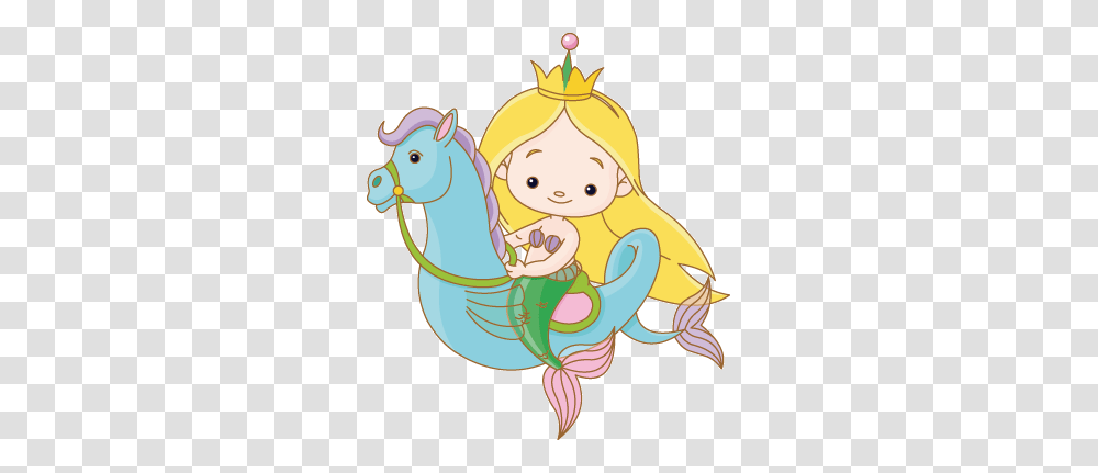 Sirena En Caballo De Mar Para Imprimir Whimsey Mermaids, Painting Transparent Png