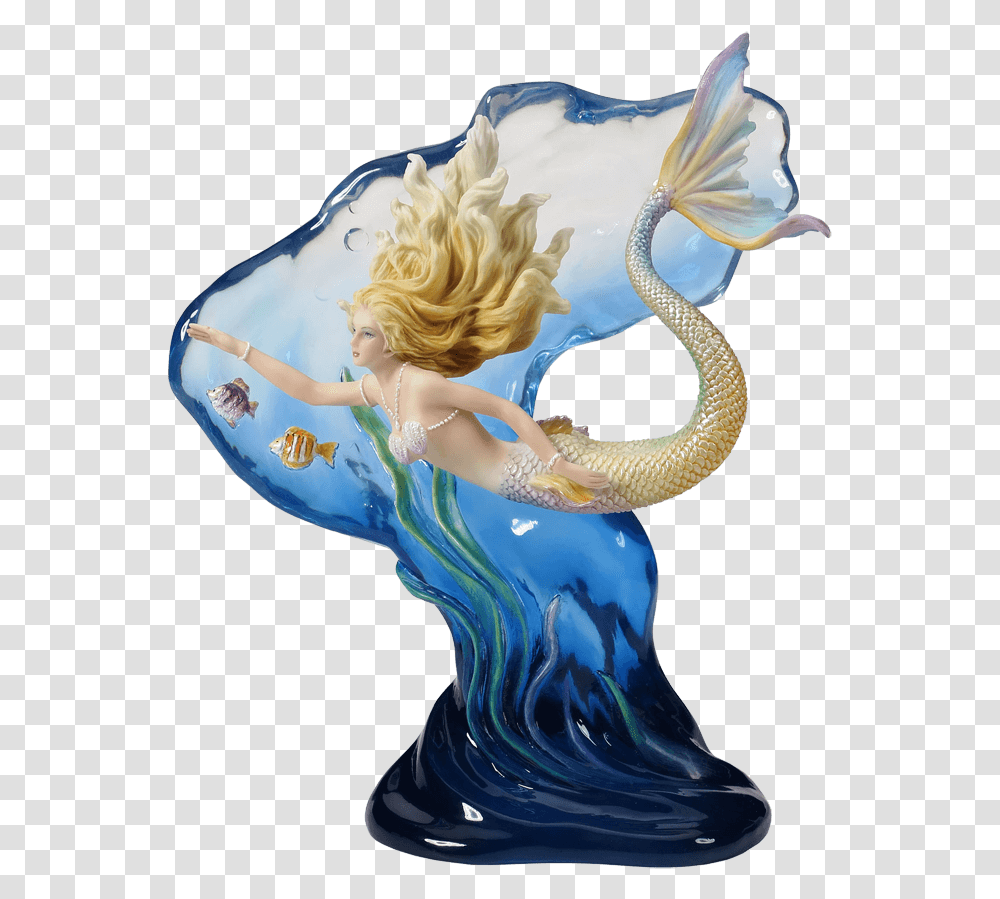 Sirena Resina, Figurine, Person, Human Transparent Png