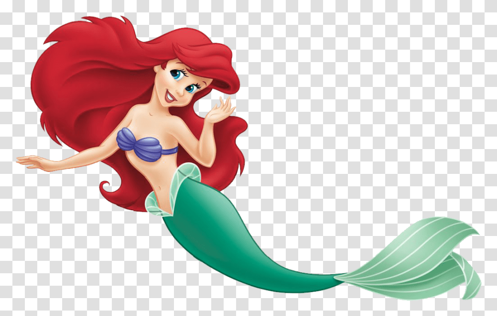Sirenita Ariel The Little Mermaid Swimming, Elf, Person, Human, Leisure Activities Transparent Png