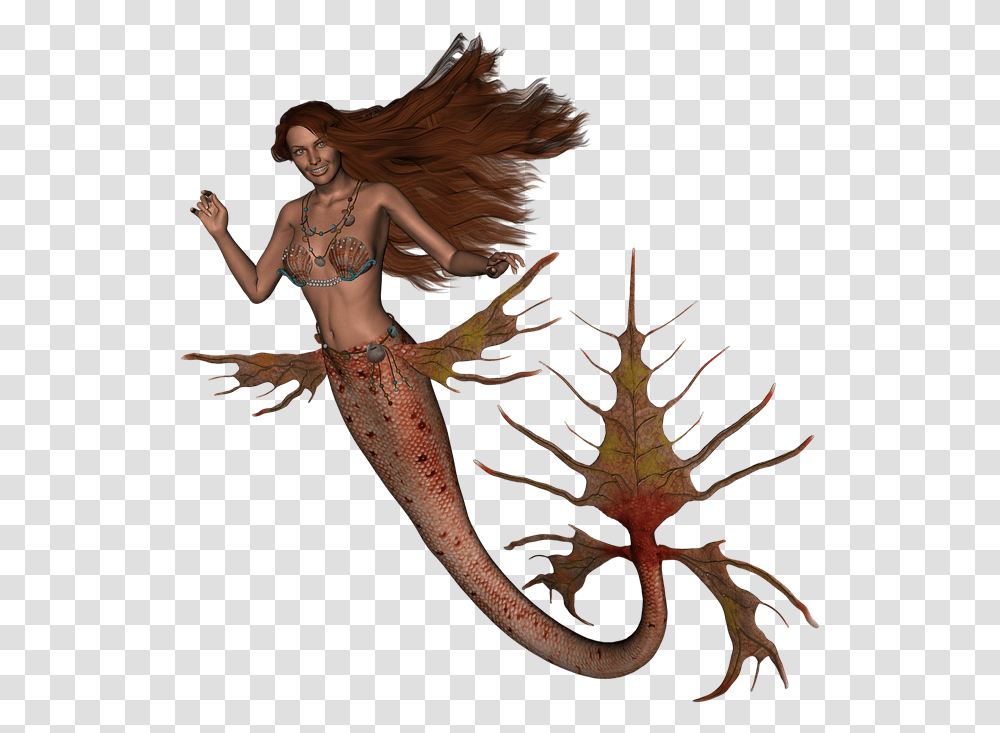 Sirens Awesome Cleavages Pic Mermaid Fantasy Swimming, Person, Painting, Leisure Activities Transparent Png