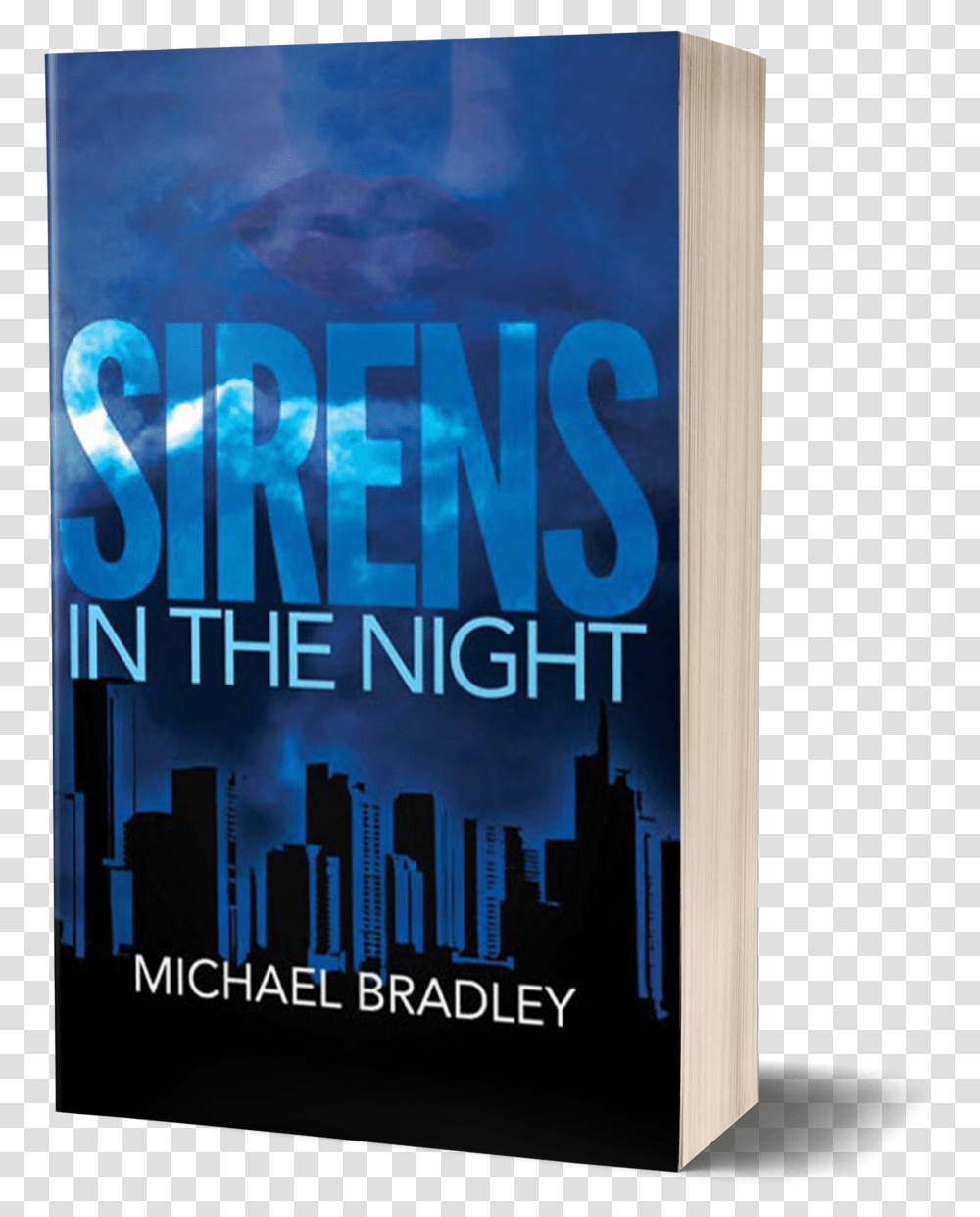 Sirens In The Night Book Cover City Skyline Cloudy Graphic Design, Poster, Advertisement, Paper, Flyer Transparent Png
