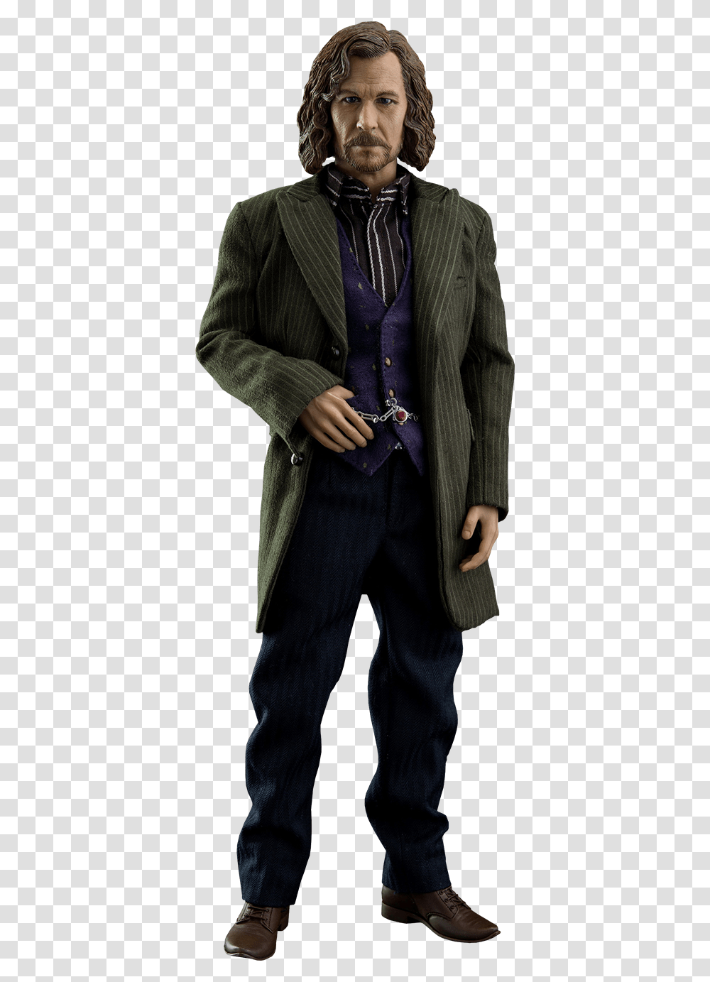 Sirius Black 16th Scale Action Figure Harry Potter Sirius Black, Overcoat, Person, Suit Transparent Png