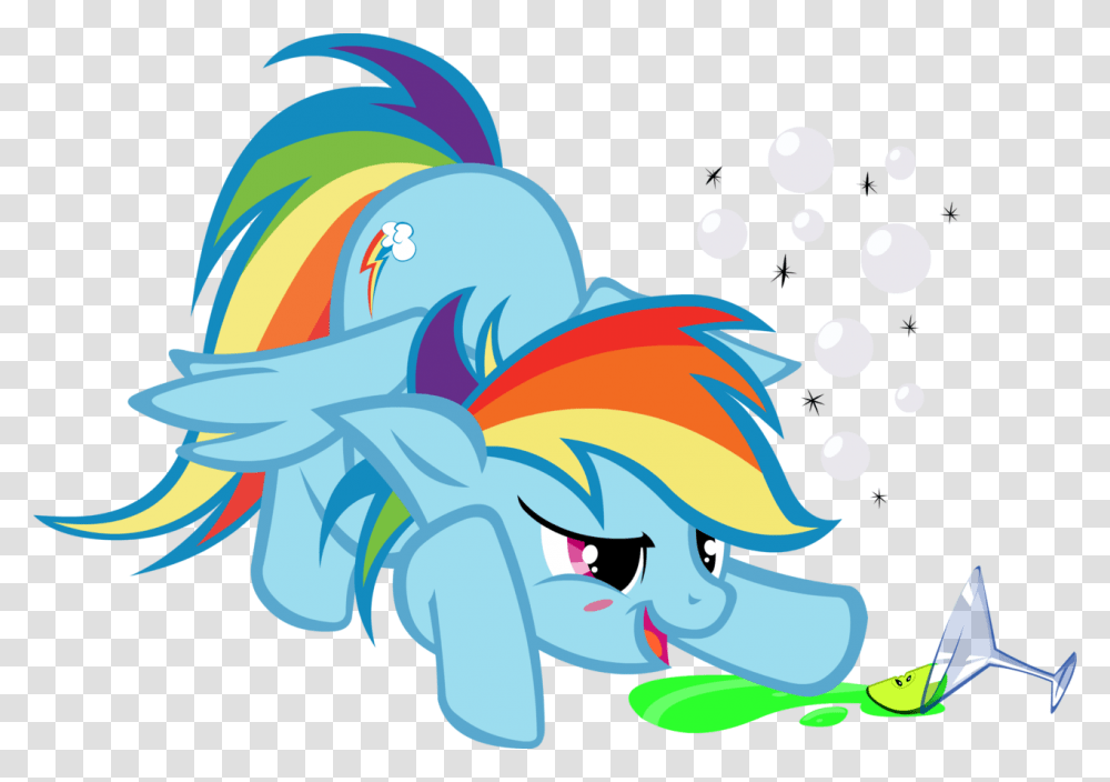 Sirponylancelot Drink Drunk Rainbow Dash Safe Drunk My Little Pony, Floral Design Transparent Png
