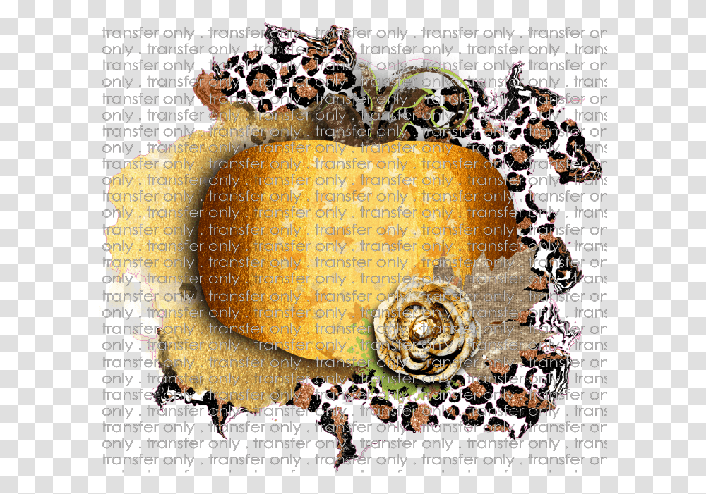 Siser Fall 74 Pumpkin With Leopard Background Heart, Collage, Poster, Advertisement, Flyer Transparent Png