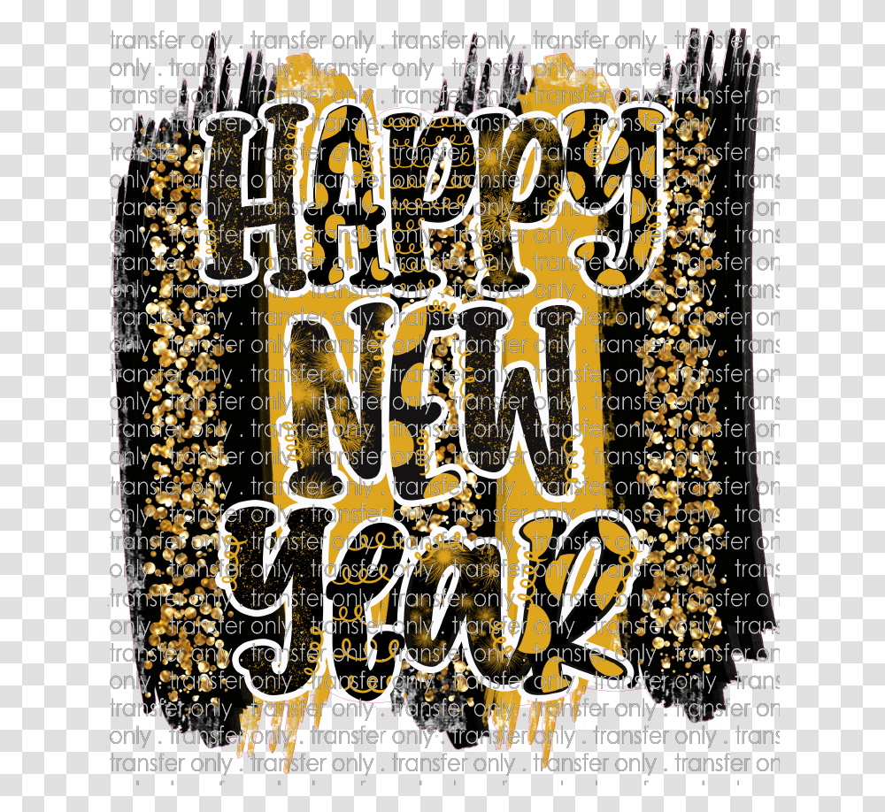 Siser Nye 14 Happy New Year Brush Calligraphy, Poster, Advertisement, Flyer, Paper Transparent Png