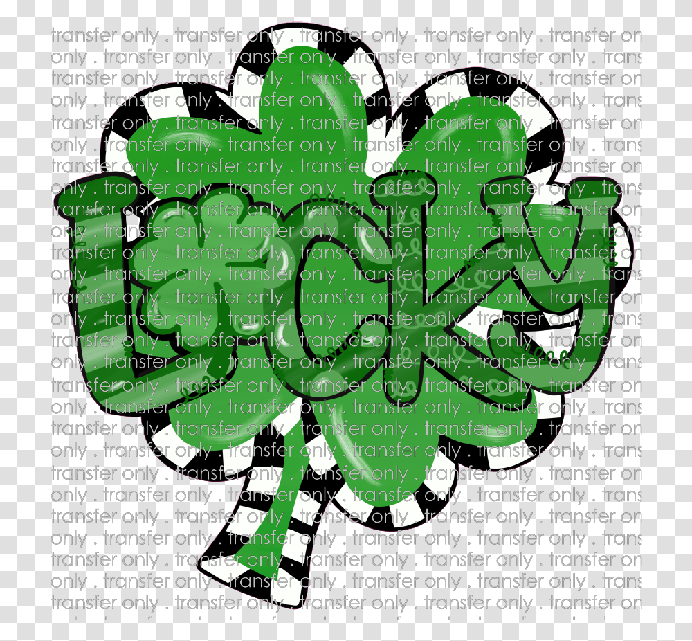 Siser Stp 21 Lucky 4 Leaf Clover Illustration, Text, Recycling Symbol, Plant, Green Transparent Png