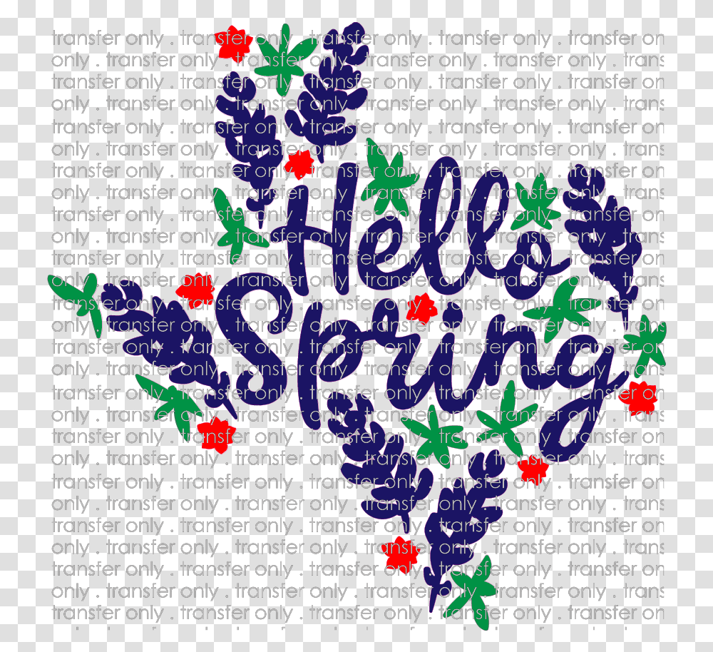 Siser Tx 44 Hello Spring Texas Motif, Text, Word, Pac Man, Alphabet Transparent Png