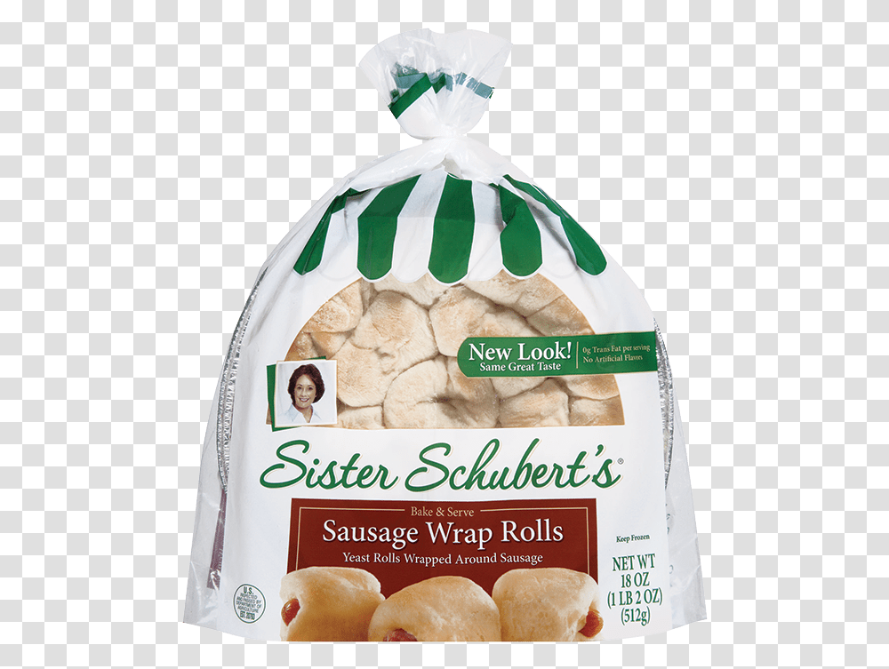 Sister Schuberts Sausage Wrap Rolls Sister Schubert Pigs In A Blanket Walmart, Plant, Person, Human, Nut Transparent Png