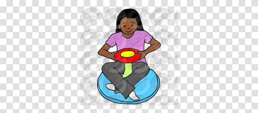 Sit And Spin Picture For Classroom Therapy Use, Person, Washing, Sitting, Toy Transparent Png