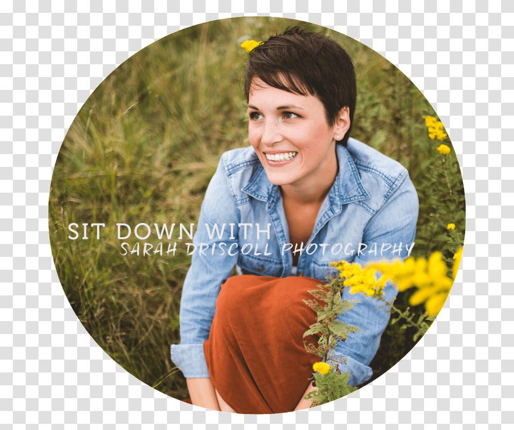 Sit Down With Sarah Wildflower, Person, Female, Face, Plant Transparent Png