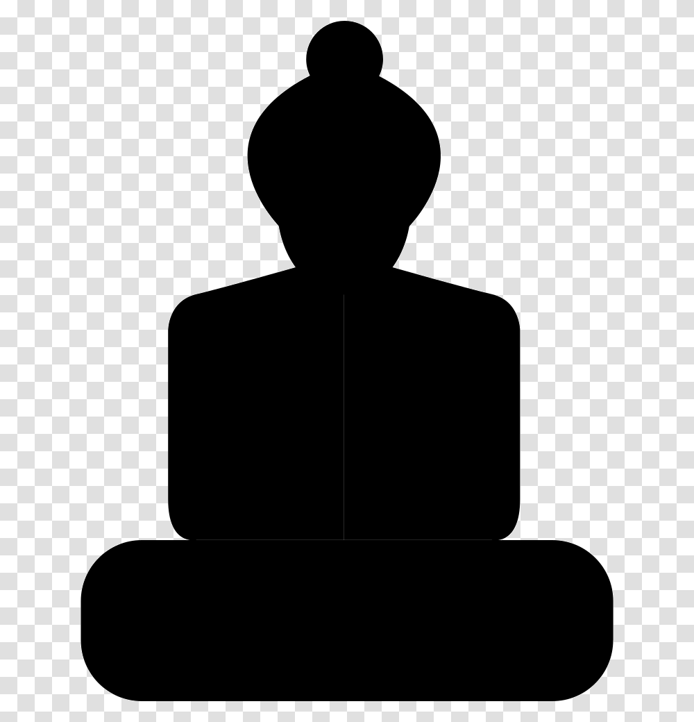 Sit In Meditation Icon Free Download, Silhouette, Person, Human, People Transparent Png