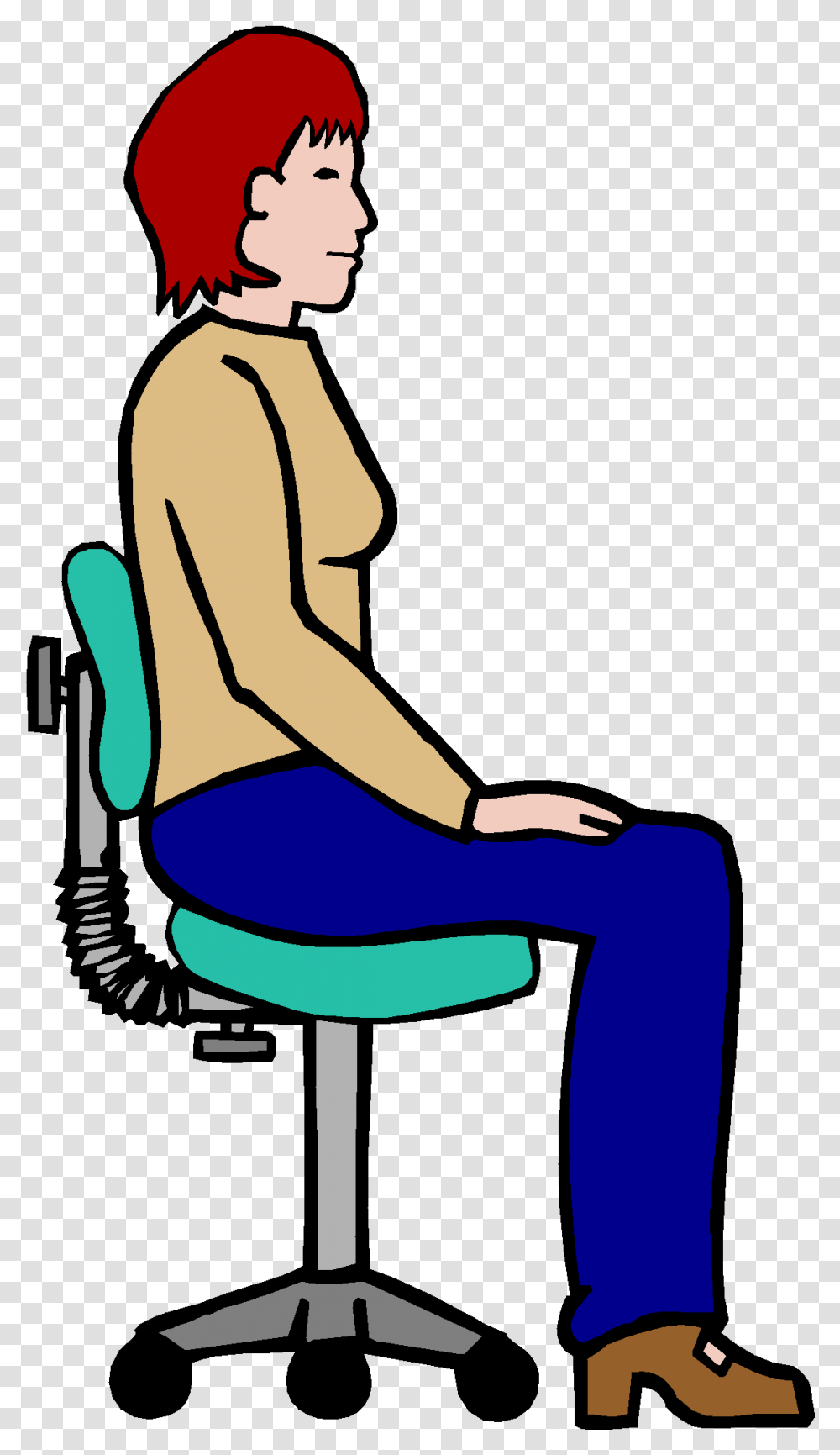 Sit Up Straight Clip Art Cartoon Sitting Up Straight, Apparel, Shoe, Footwear Transparent Png