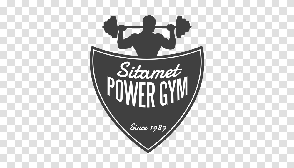 Sitamet Power Gym Logo, Armor, Person, Human, Shield Transparent Png