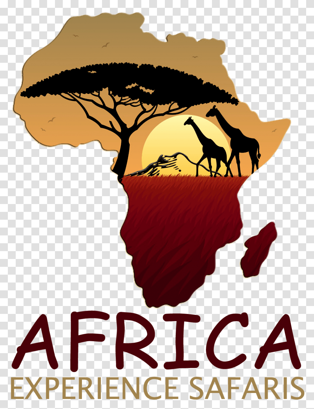 Site Logo Landscape Silhouette Of Africa, Poster, Advertisement, Antelope, Animal Transparent Png