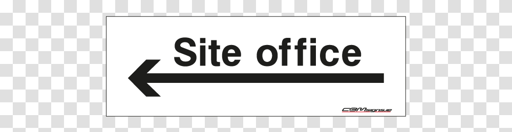Site Office Construction Sign Sign, Label, Number Transparent Png