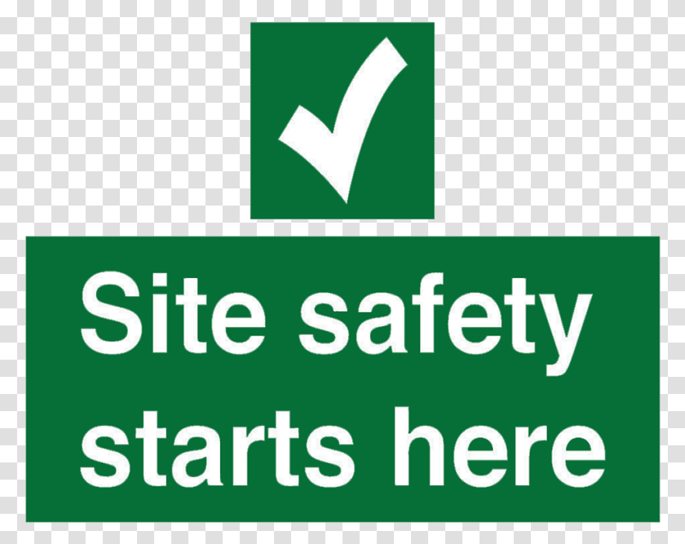 Site Safety Starts Here Health And Safety Sign Health And Safety, Logo, Word Transparent Png