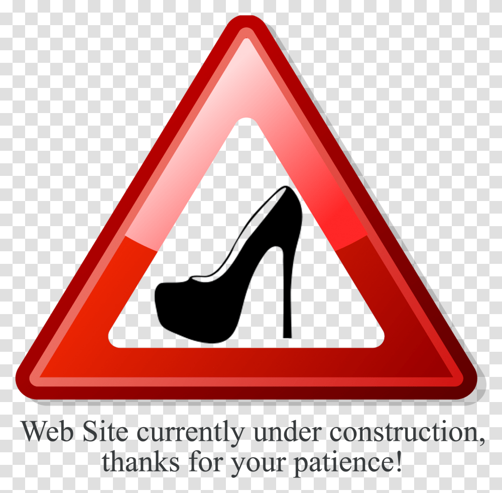 Site Under Construction Green Warning, Triangle Transparent Png