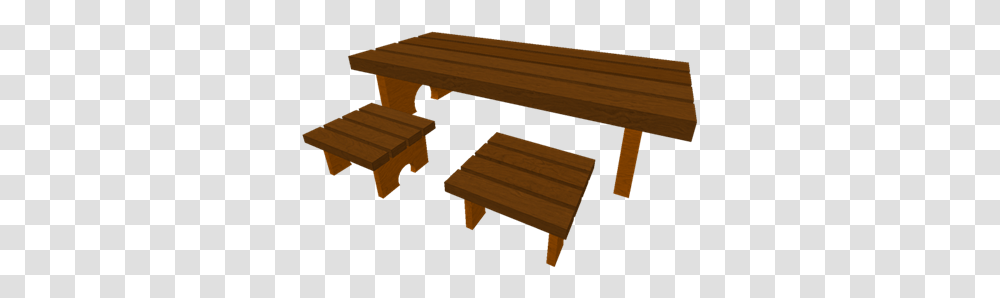 Sittable Wooden Picnic Table Roblox Bench, Furniture, Park Bench, Chair, Tabletop Transparent Png