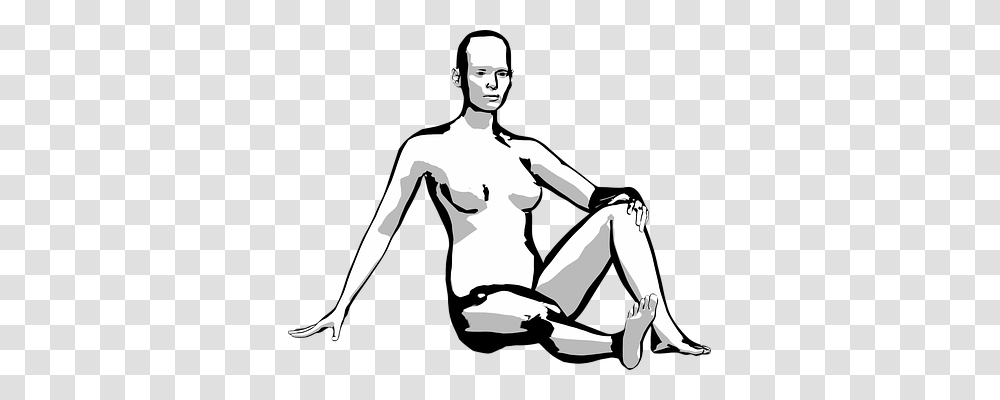 Sitting Person, Human, Kneeling, Working Out Transparent Png