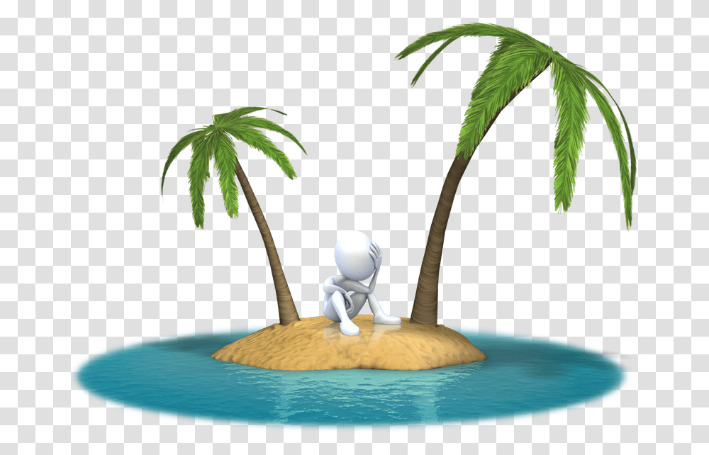 Sitting Alone Alone On An Island, Palm Tree, Plant, Arecaceae, Tropical Transparent Png