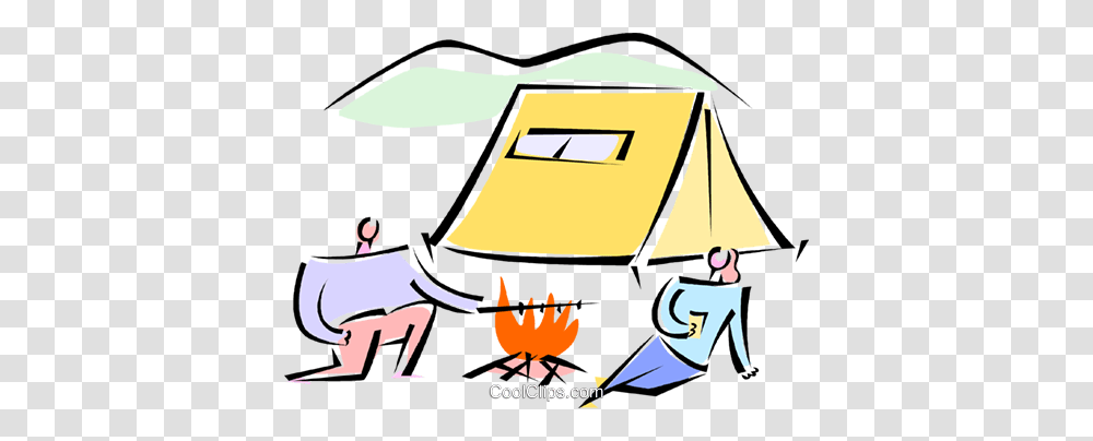 Sitting Around The Campfire Royalty Free Vector Clip Art, Camping, Tent, Mountain Tent, Leisure Activities Transparent Png