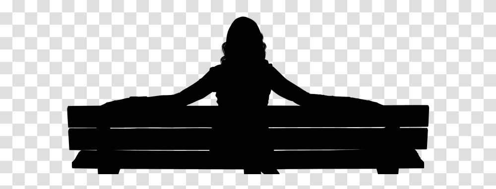 Sitting Bench Woman Person Rest People Girl, Silhouette, Outdoors, Nature, Piano Transparent Png
