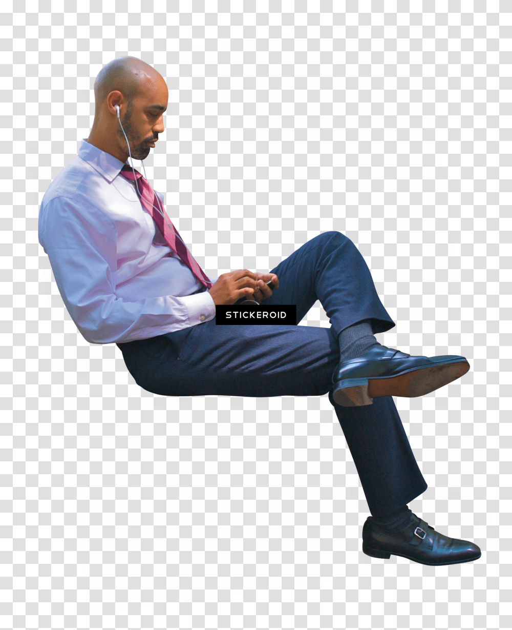 Sitting Businessman Man Download Business Man Sitting, Person, Footwear, Shoe Transparent Png