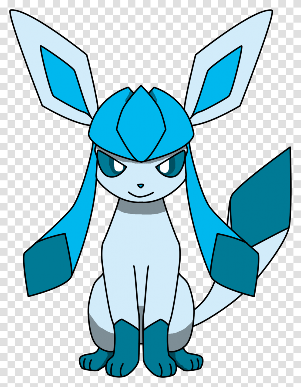 Sitting By Proteusiii Pokemon Glaceon, Elf, Pattern Transparent Png