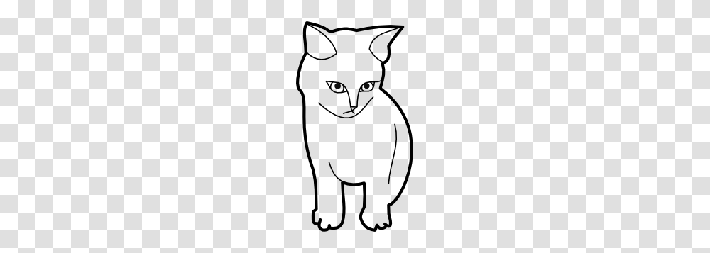 Sitting Cat Outline Clip Art, Bow, Drawing, Animal, Bird Transparent Png