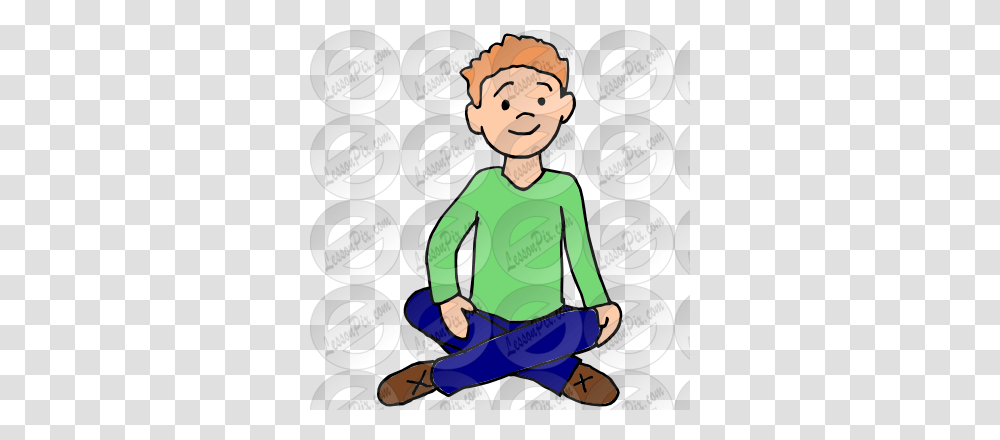 Sitting Clipart Criss Cross, Person, Female, Working Out Transparent Png