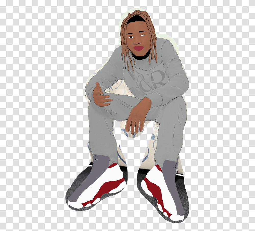 Sitting, Person, Shoe, Footwear Transparent Png