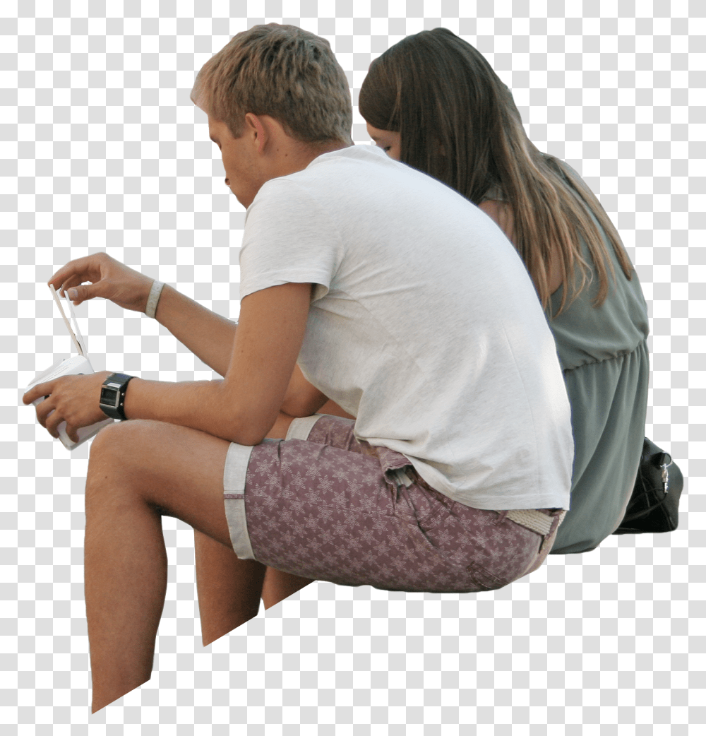 Sitting Couple People, Person, Finger, Clothing, Injection Transparent Png