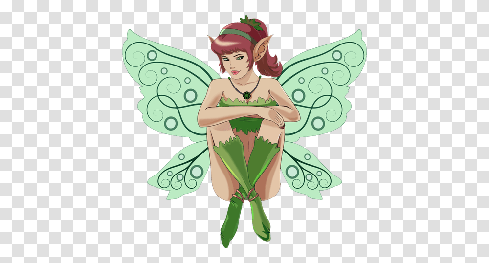 Sitting Fairy, Person, Human, Angel Transparent Png