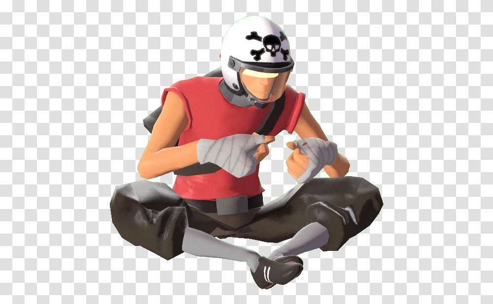 Sitting, Helmet, Person, Ninja Transparent Png