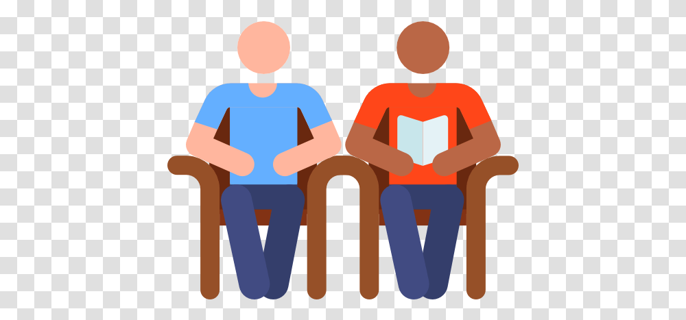Sitting Icon Svg Waiting Room Icon, Dating, Reading, Student, Interview Transparent Png