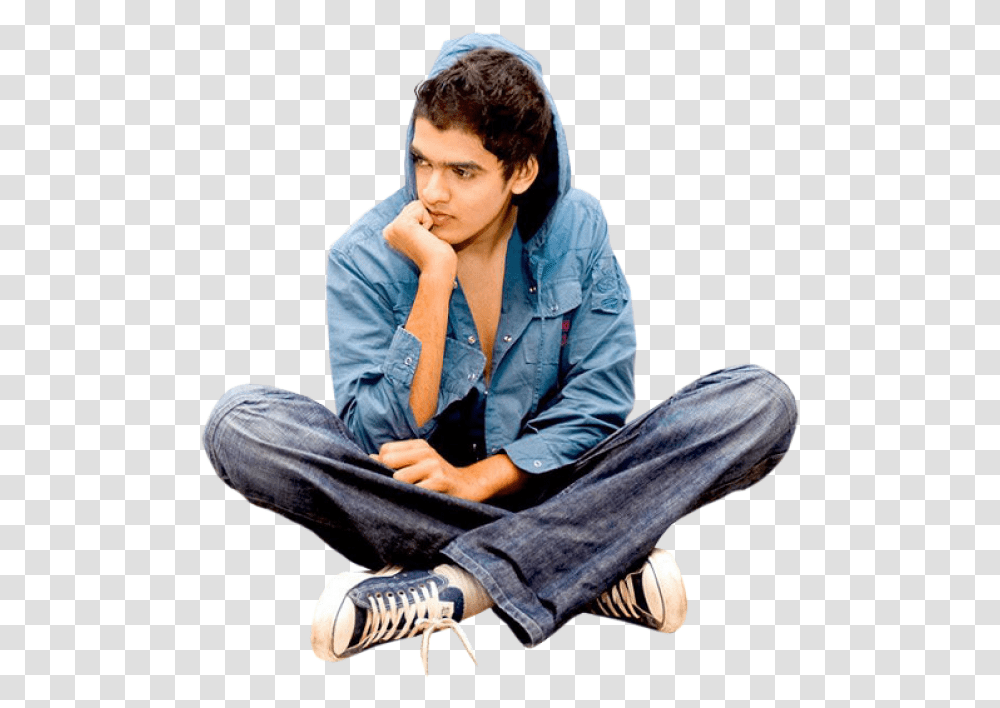 Sitting Man Free Download, Apparel, Person, Human Transparent Png