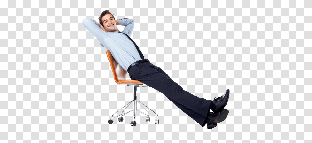 Sitting Man Man Sitting On Chair, Person, Pants, Clothing, Long Sleeve Transparent Png