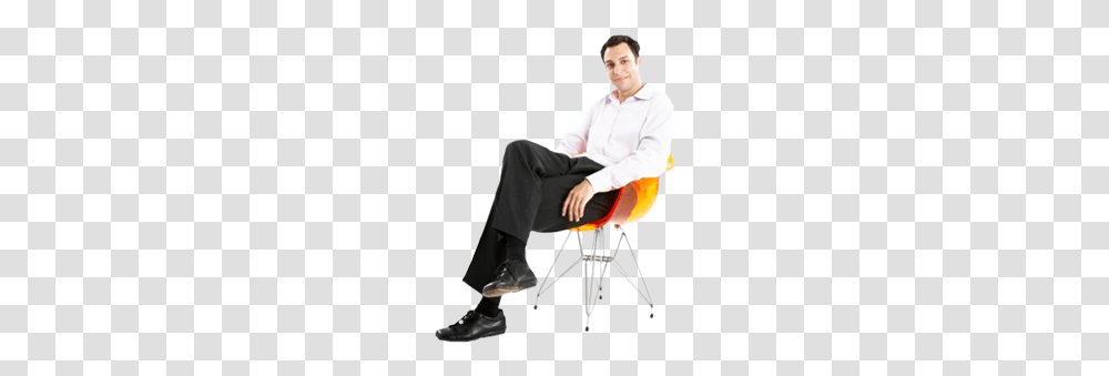 Sitting Man, Person, Chair, Furniture Transparent Png